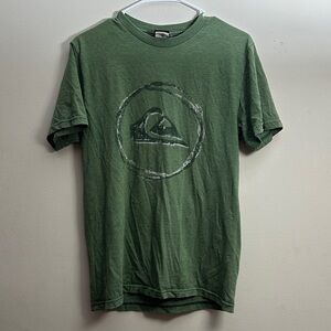 Quiksilver Green Short Sleeve Tee